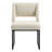 Markque 18.3" H Boucle/Linen Upholstered Parsons Chair with Metal Frame-1421869100