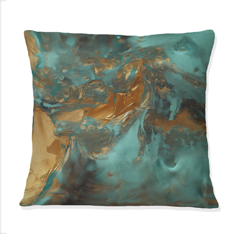 Coussin Whirling Waves I - Abstract Abstract