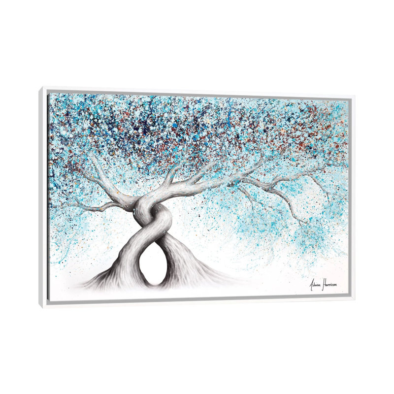 Glace glacée par Ashvin Harrison - reproduction, Aucun mat, H 26 po x l 18 po x P 1,5 po, Toile blanche encadrée