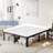 Tykesha 12" Heavy Duty Bed Frame No Box Spring Needed, Metal Platform Bed Frame with Round Corners-534235648