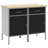 Set Of 2 Steel Medium Height-Adjustable Work Cabinet-246165334