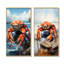 Coastal Crab Carnival I - Ensemble de 2 décorations murales animaux côtiers-102582403-102582399