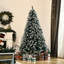 Sapin de Noël artificiel non éclairé enneigé