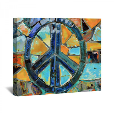 "Symbole de la paix" sur toile
