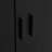 Hot Sale Brown MDF Storage Cabinet with 2 Doors Adjustable Shelf for Bathroom Office-2037913217-2037913218