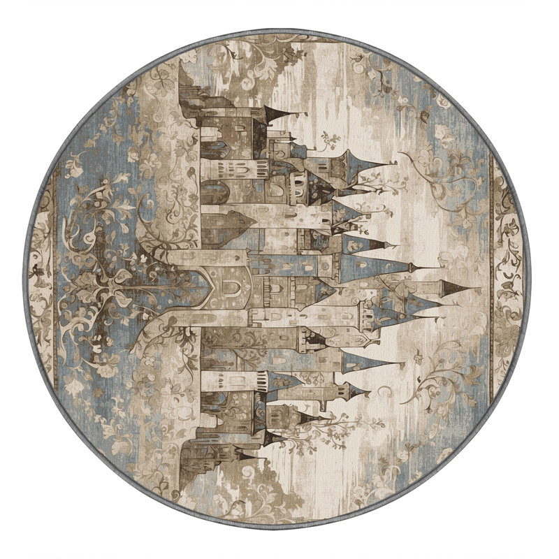 Tapis Royaume de la promesse, Rond 3 pi