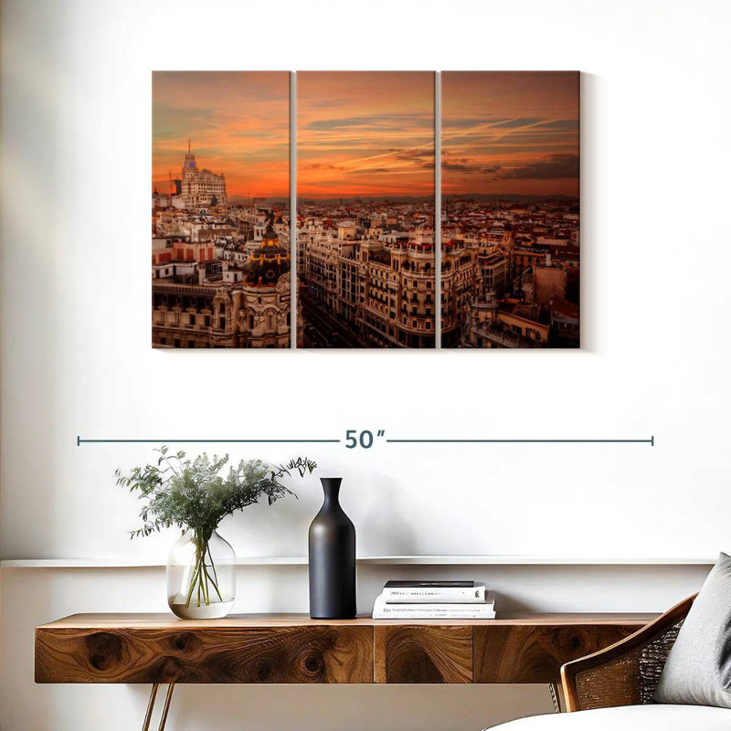 Sireci Madrid Sunset, 24" H x 38" W