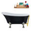 1399.5mm x 680.7mm Soaking Acrylic Bathtub-392690346-392690347