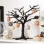 Matte Black Metal Ornament Tree