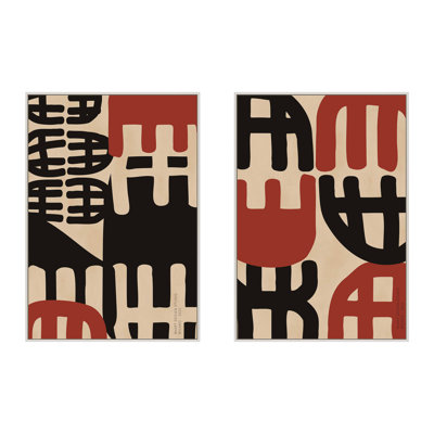 Canton "Bohemian Primitive" 2-Piece Print Set