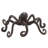 Cummins Metal Octopus Decorative Black Sculpture with Long Tentacles and Suctions Detailing