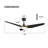 56" Smart DC Ceiling Fan with light, Remote control
