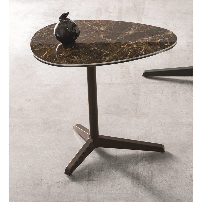 Fierce End Table, Vintage Brown, Emperador
