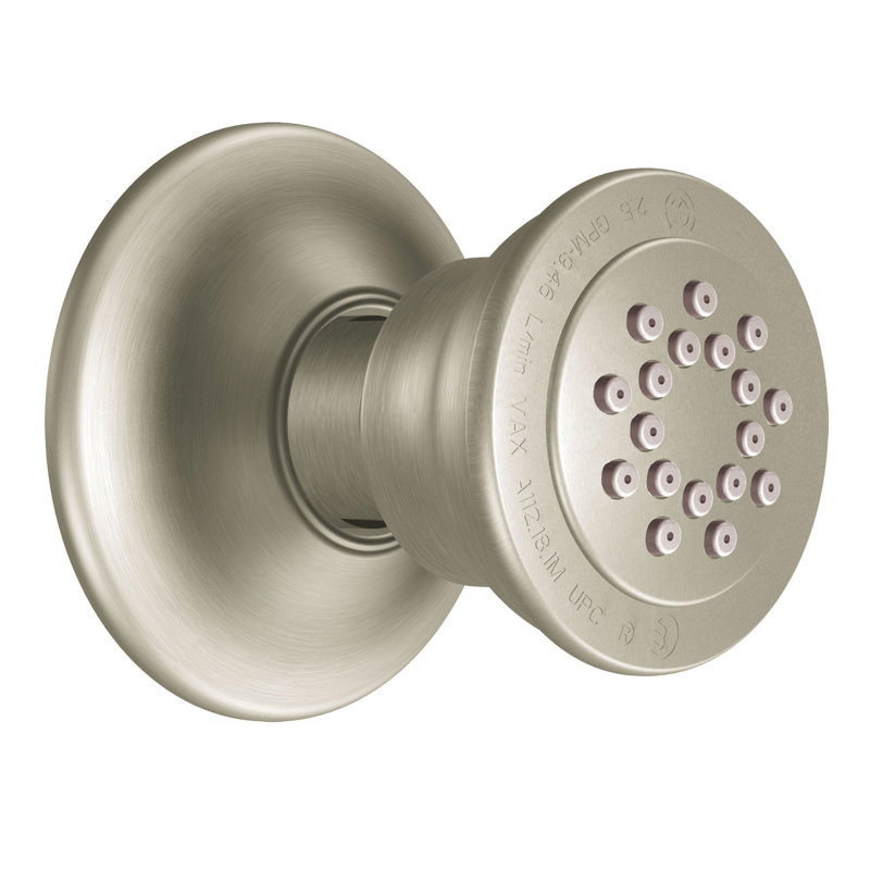 Moen® Single Function Body Spray, Platinum