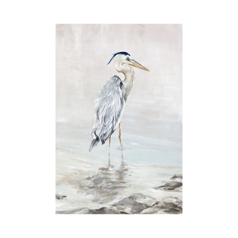 Heron Beauty II - Giclée sur toile tendue avec châssis