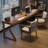 Tan Rectangular Solid Wood desk-716688045