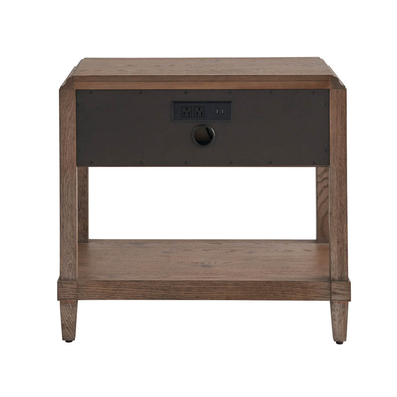Sienna Drawer Nightstand, Brown