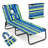 Bayly Outdoor Metal Chaise Lounge