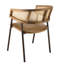 Alphon 48cm H Upholstered Armchair in Brown