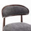 Chaise d'appoint rembourrée en bois massif-342170768