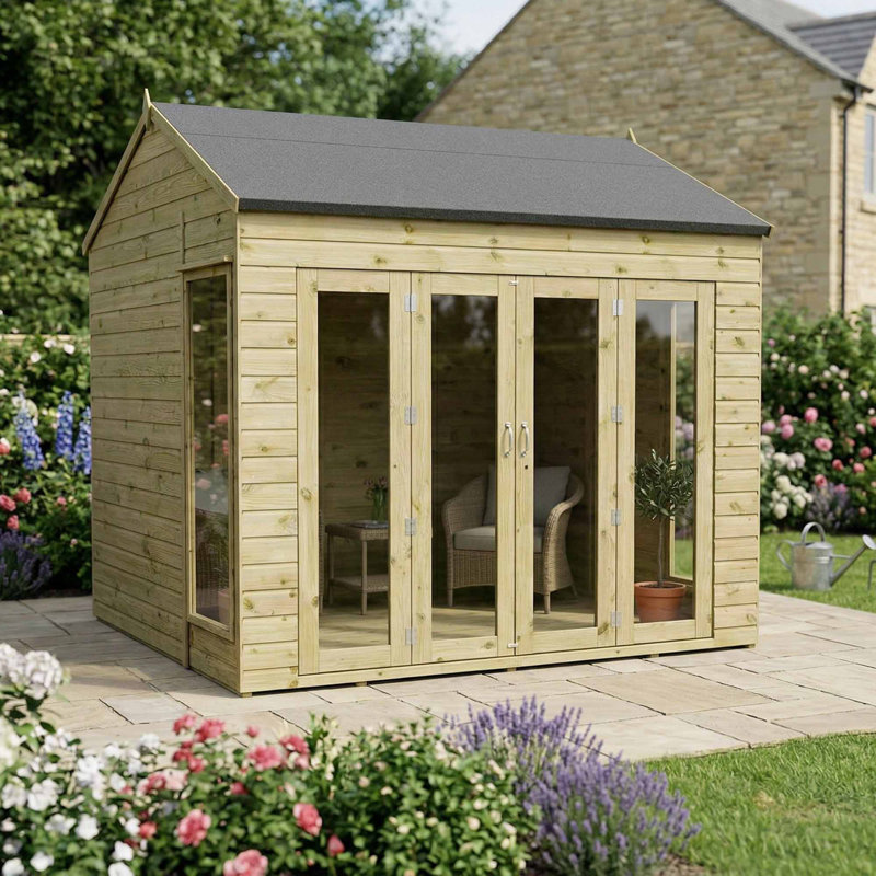 Mercia 8 x 8ft Vermont Summerhouse, No