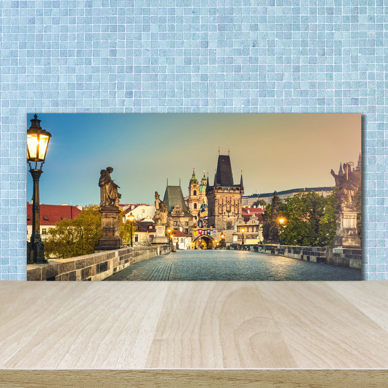 50cm W x 100cm L Glass Peel and Stick Panel