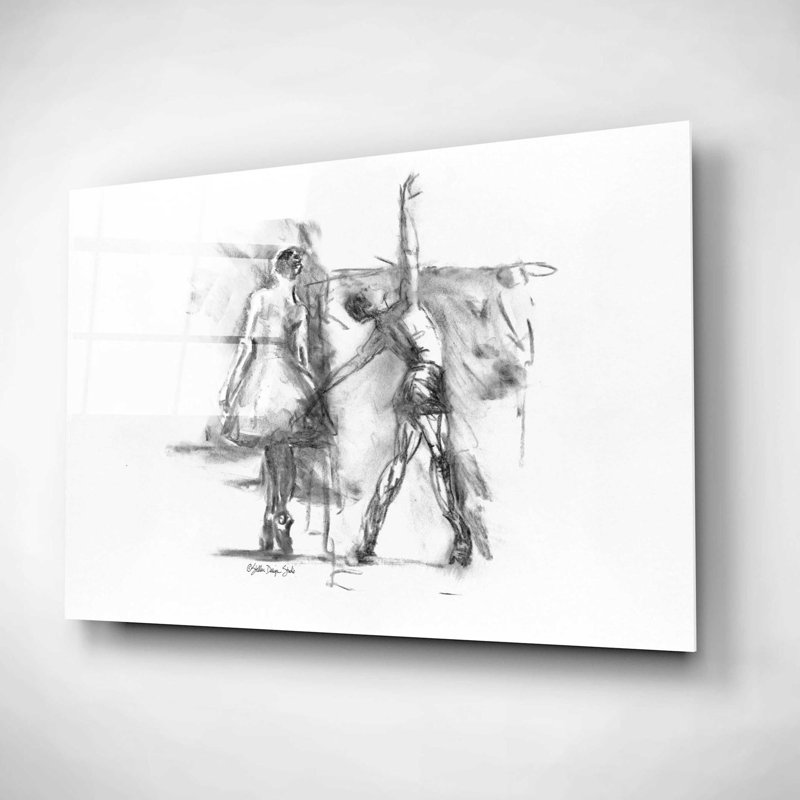 «Dance figure 3» par Stellar Design Studio, art mural en verre acrylique, H 16 po x l 24 po