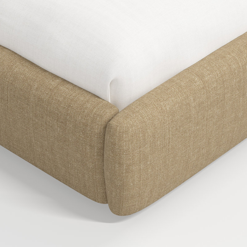 Stoffer Home x Cloth and Co. Marisa Bed, Relaxed Burlap Linen, King