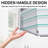 Rectangular Recessed Or Wall Mount Aluminum Frameless Medicine Cabinet Mirror With Adjustable Glass Shelves-894689145