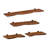 Hunter Solid Mango Wood Wall Mounted Shelves