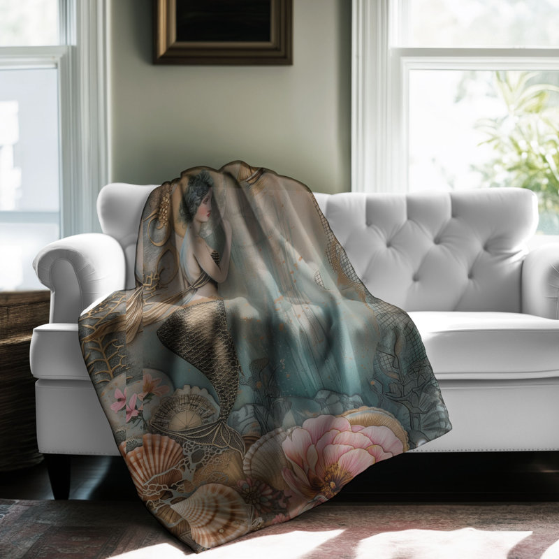 Couverture Oceanic Mermaid Treasures, L 60 po x l 50 po