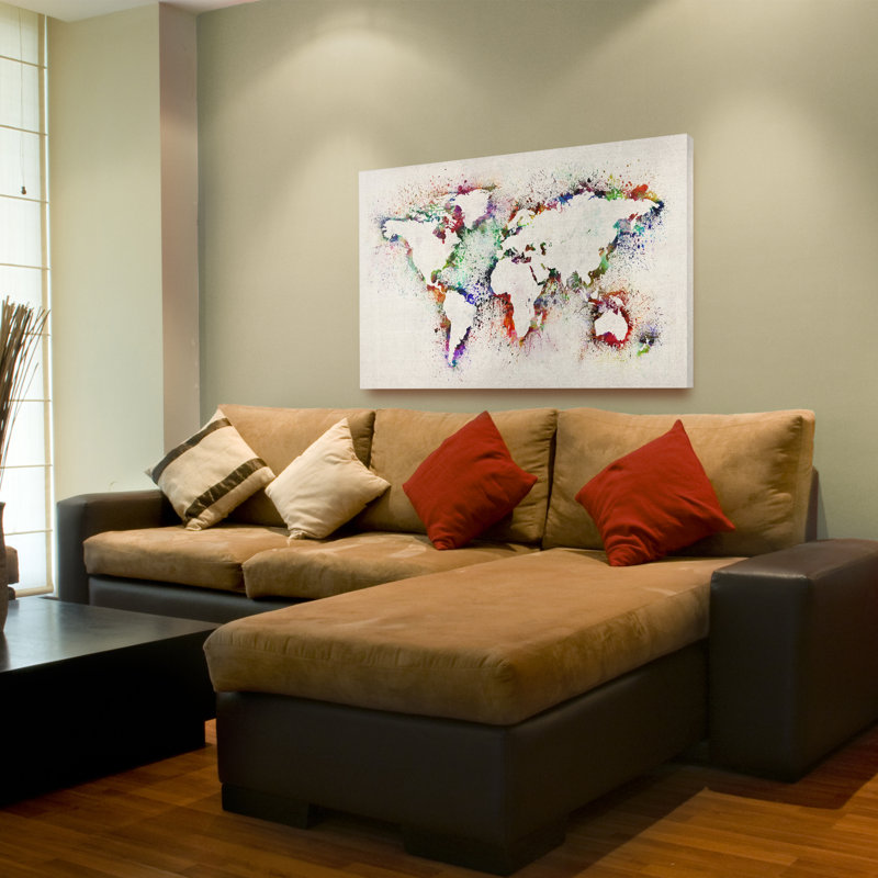 Modern & Contemporary, 22" H x 32" W x 2" D