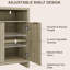 Fluted Storage Cabinet