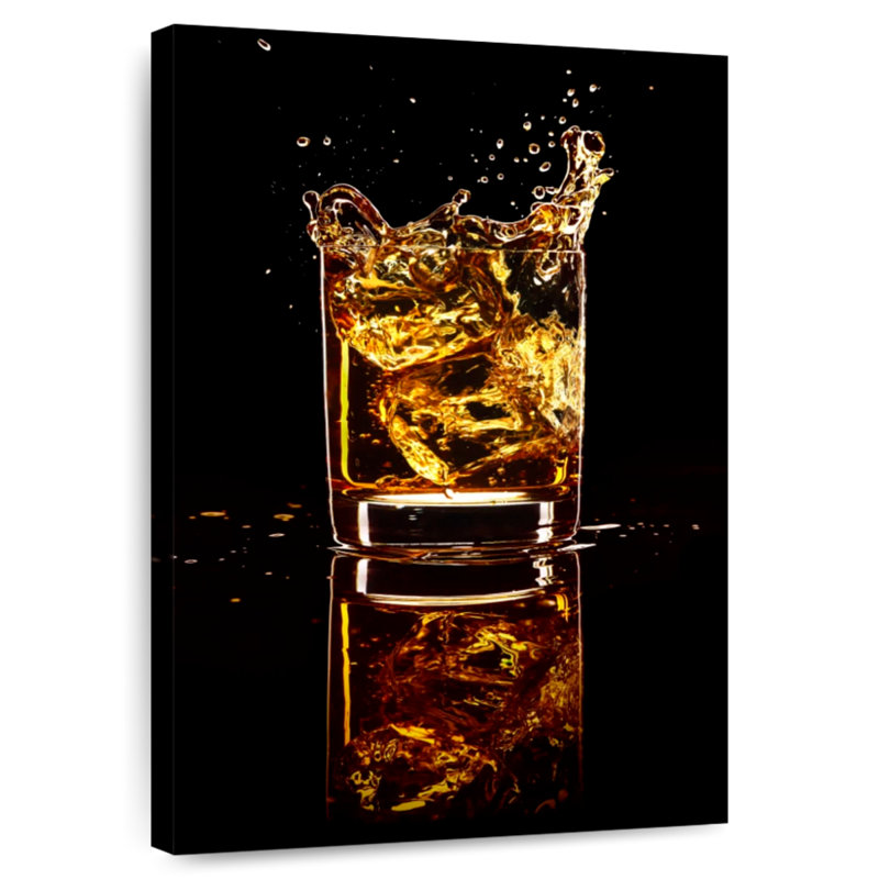 Yarlin Whiskey Splash, 30" H x 20" W