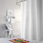 Tapis pour salle de bain à mousse mémoire fleur de lis mardi gras