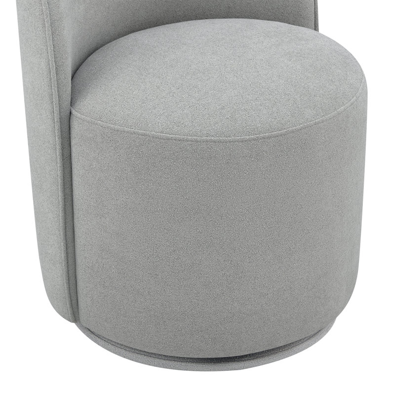 Chaise d'appoint pivotante Sharlene, Elite Dove Performance