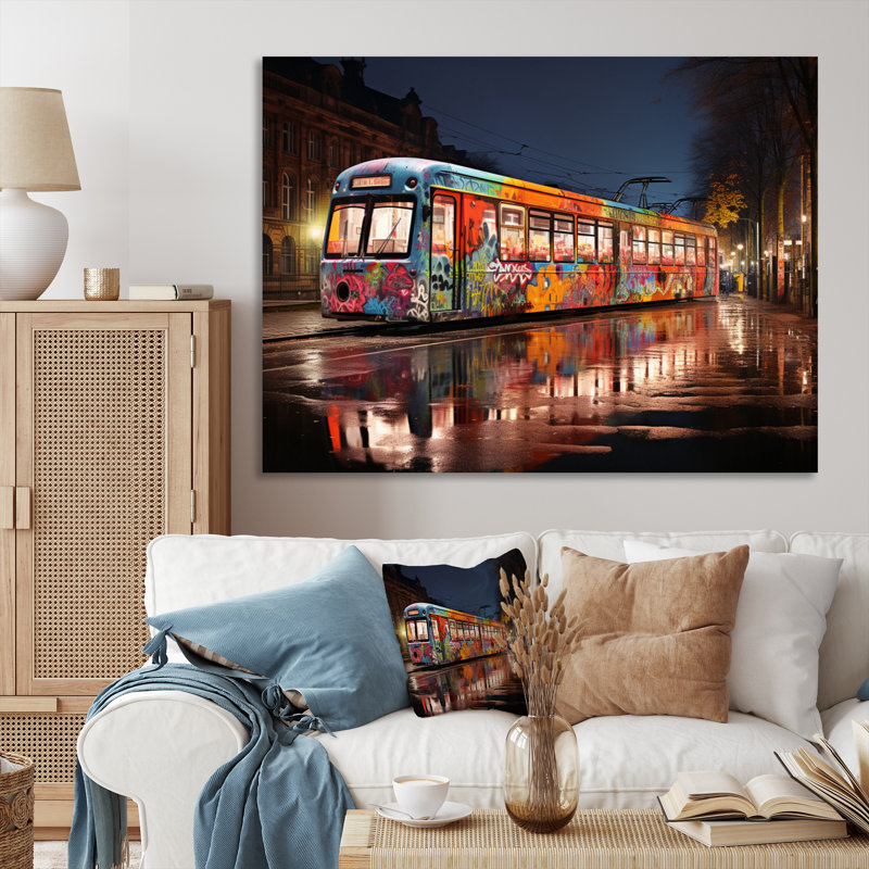 Allemagne, Allemagne, rue Berlin I - impression, H 16 po x l 32 po x P 1 po, Toile tendue