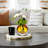 White Artificial Flower Arrangement in Vase Dining Table Centerpiece Fake Flower Decor-2142845504-2142845505