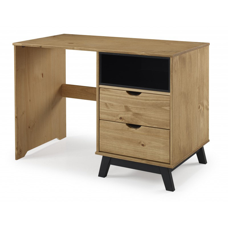 Akshara Solid Wood Top Writing Desk, Brown