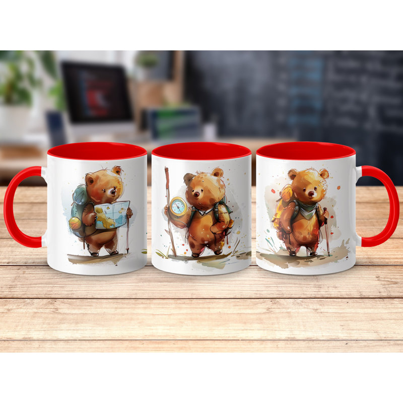 Bear 11oz Accent Coffee Mug