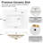 Modern 24" Freestanding Bathroom Vanity With Ceramic Sink-45203802