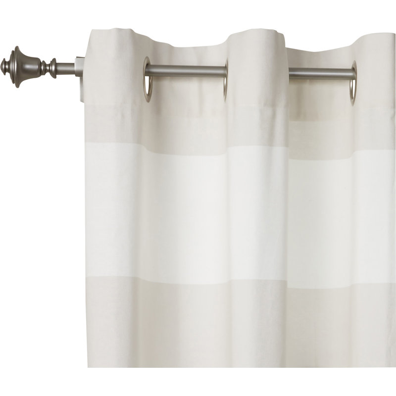 Tringle à rideaux simple réglable Choute de 0,62 po, 48 po à l 86 po, Nickel foncé