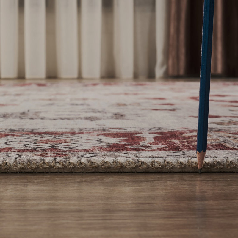 Oxford GC_NBL2015 Red 5 Ft. 3 In. X 7 Ft. 3 In. Area Rug, Rectangle 5'3" x 7'3", Red