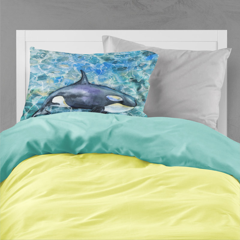 Taie d’oreiller killer baleinee orca