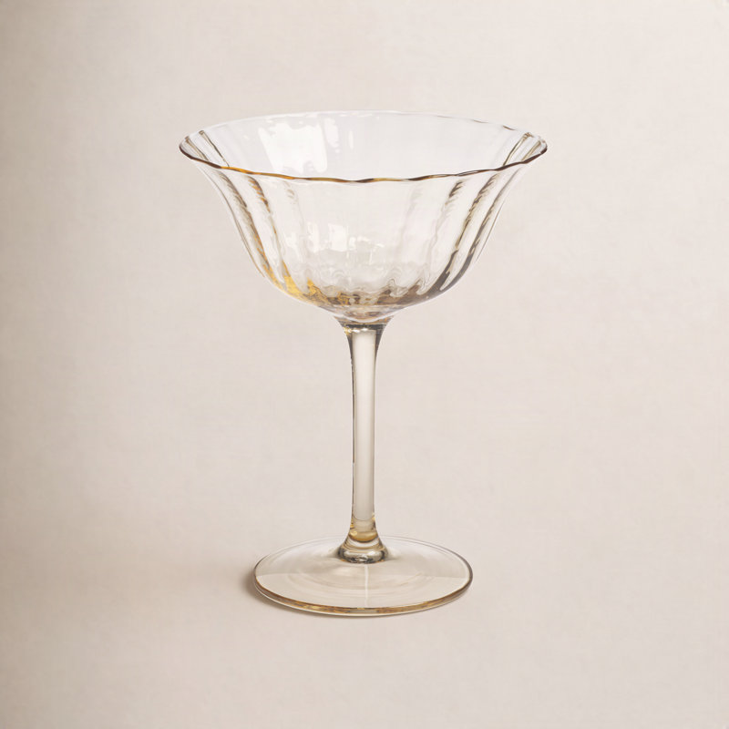 Ensemble de 4 verres à cocktail Apéritif, Verge d'or