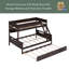 Lit superposé simple au-dessus de double avec lit gigogne Icelynn Kids-394181974