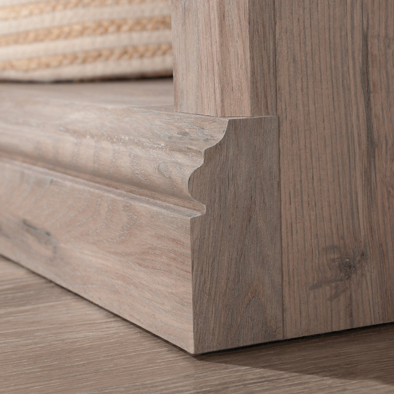 Alexsia Standard Bookcase, Laurel Oak, 35-1/4”W x 13-1/4”D x 69-3/4”H 