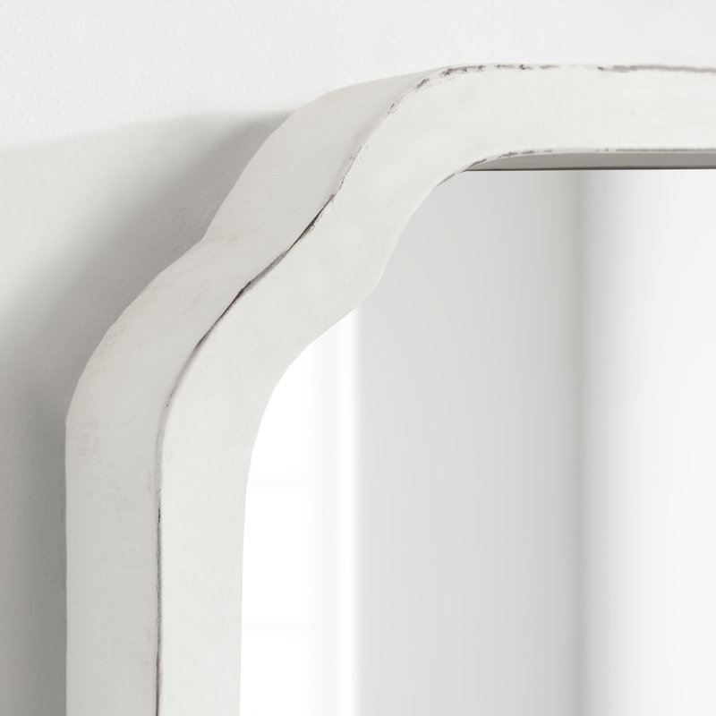 Vannessa Mirror, White, 24" x 24"