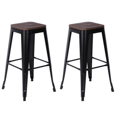 Ferriera Counter Stool with Metal Frame