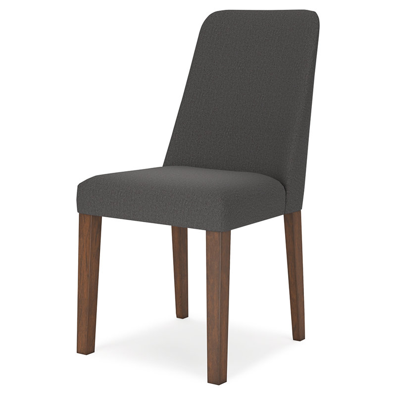 Rhanda Upholstered Side Chair, Black